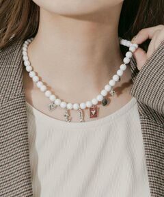 SMELLY / スメリー ネックレス・ペンダント・チョーカー | ミックスチャームビーズマンテルネックレス