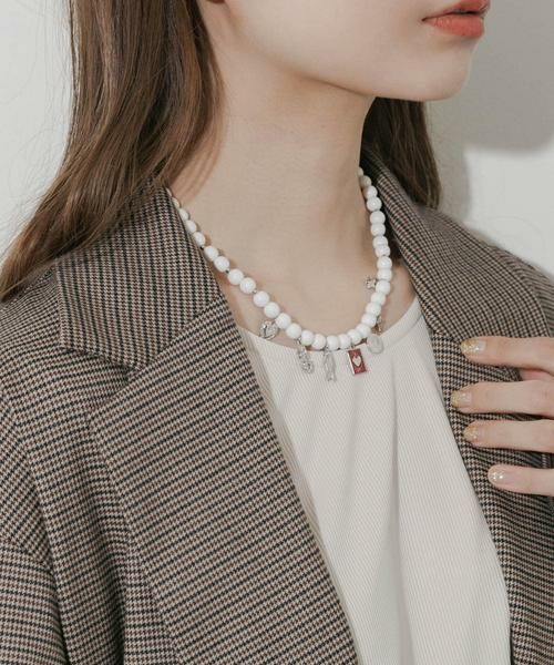 SMELLY / スメリー ネックレス・ペンダント・チョーカー | ミックスチャームビーズマンテルネックレス | 詳細2