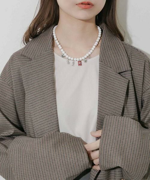 SMELLY / スメリー ネックレス・ペンダント・チョーカー | ミックスチャームビーズマンテルネックレス | 詳細3