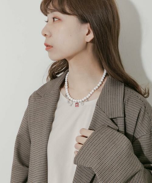 SMELLY / スメリー ネックレス・ペンダント・チョーカー | ミックスチャームビーズマンテルネックレス | 詳細4