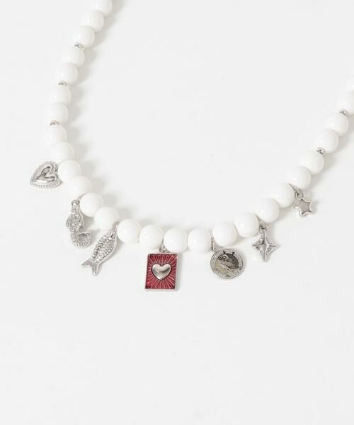 SMELLY / スメリー ネックレス・ペンダント・チョーカー | ミックスチャームビーズマンテルネックレス | 詳細5