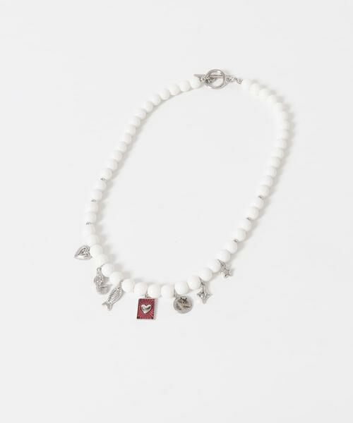 SMELLY / スメリー ネックレス・ペンダント・チョーカー | ミックスチャームビーズマンテルネックレス | 詳細6