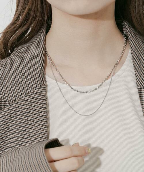 SMELLY / スメリー ネックレス・ペンダント・チョーカー | ステンレスボールチェーン2セットネックレス | 詳細2