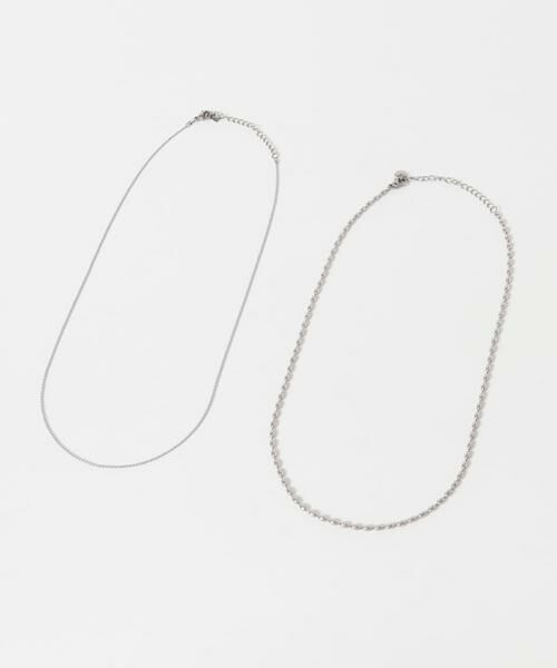 SMELLY / スメリー ネックレス・ペンダント・チョーカー | ステンレスボールチェーン2セットネックレス | 詳細8