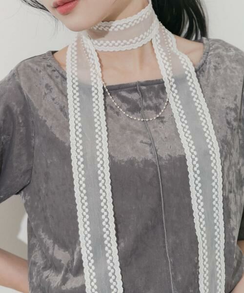 SMELLY / スメリー ネックレス・ペンダント・チョーカー | マルチレースセットネックレスA（ホワイト）