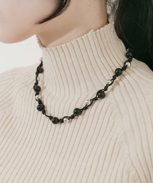 SMELLY / スメリー ネックレス・ペンダント・チョーカー | ビーズブレイドロープネックレス | 詳細2