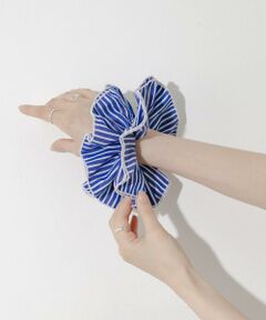 SMELLY / スメリー ヘアゴム・シュシュ | ストライプボリュームシュシュ