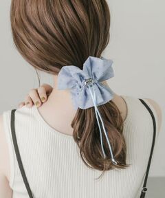 SMELLY / スメリー ヘアゴム・シュシュ | フラワープリントドローコードシュシュ