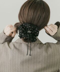 SMELLY / スメリー ヘアゴム・シュシュ | フラワープリントドローコードシュシュ