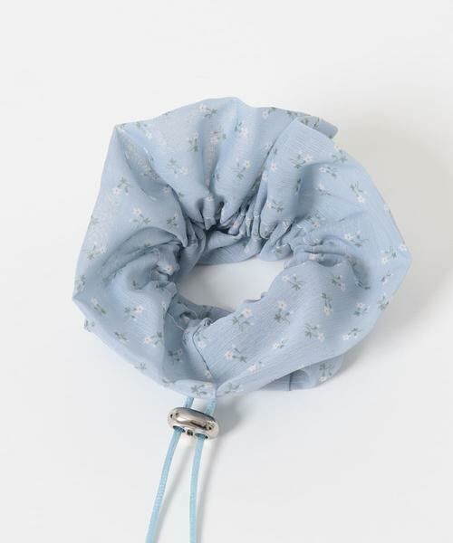 SMELLY / スメリー ヘアゴム・シュシュ | フラワープリントドローコードシュシュ | 詳細5