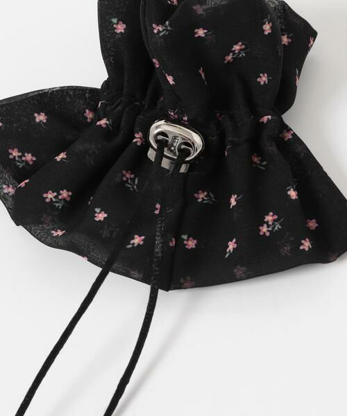 SMELLY / スメリー ヘアゴム・シュシュ | フラワープリントドローコードシュシュ | 詳細13