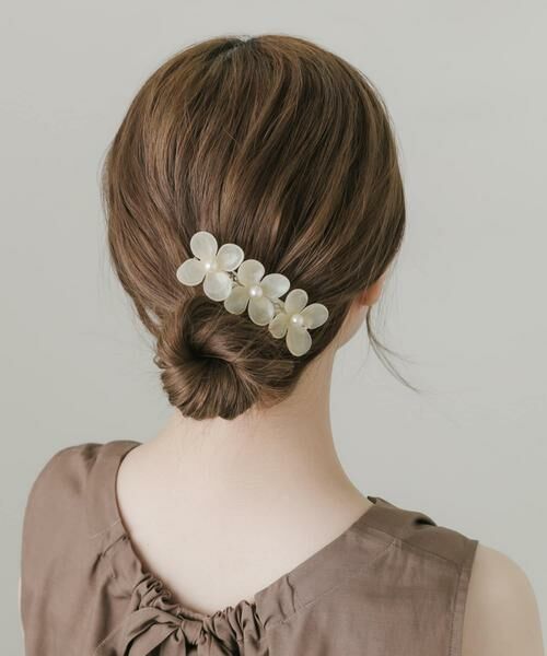 SMELLY / スメリー カチューシャ・カチューム・その他 | フラワーパールバレッタ | 詳細2
