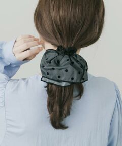 SMELLY / スメリー ヘアゴム・シュシュ | ドットフリルシュシュ