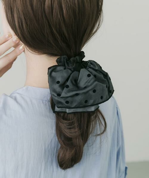 SMELLY / スメリー ヘアゴム・シュシュ | ドットフリルシュシュ | 詳細2