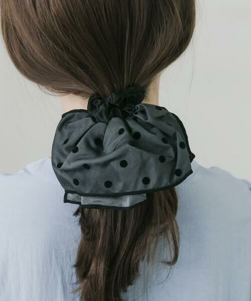 SMELLY / スメリー ヘアゴム・シュシュ | ドットフリルシュシュ | 詳細3