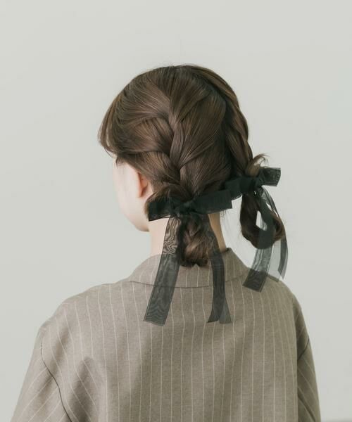 SMELLY / スメリー カチューシャ・カチューム・その他 | シアーリボン2セットバレッタ | 詳細4