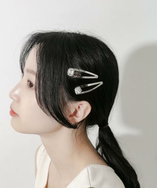 SMELLY / スメリー カチューシャ・カチューム・その他 | スクエアビジュー2セットピン | 詳細3