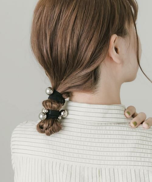 SMELLY / スメリー ヘアゴム・シュシュ | メタルボール2セットゴム | 詳細3