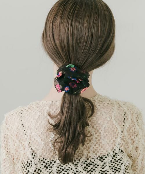 SMELLY / スメリー ヘアゴム・シュシュ | カラーフラワーシアーシュシュ | 詳細2