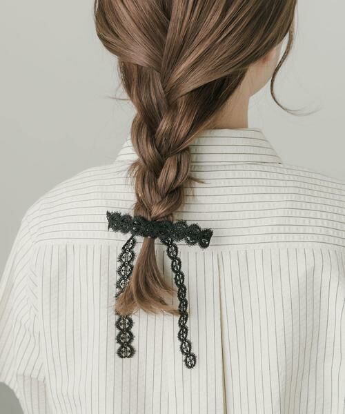 SMELLY / スメリー カチューシャ・カチューム・その他 | レースリボンバレッタ | 詳細1