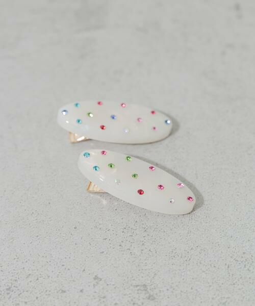 SMELLY / スメリー カチューシャ・カチューム・その他 | カラフルビジュー2セットピン | 詳細1