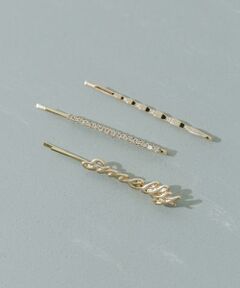 SMELLY / スメリー カチューシャ・カチューム・その他 | 3セットロゴヘアピン