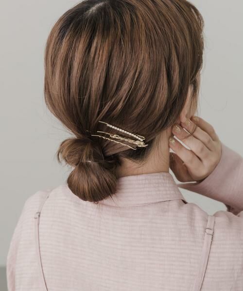 SMELLY / スメリー カチューシャ・カチューム・その他 | 3セットロゴヘアピン | 詳細3