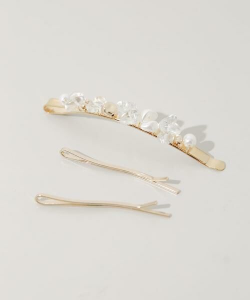 SMELLY / スメリー カチューシャ・カチューム・その他 | クリアパーツ3セットヘアピン | 詳細1