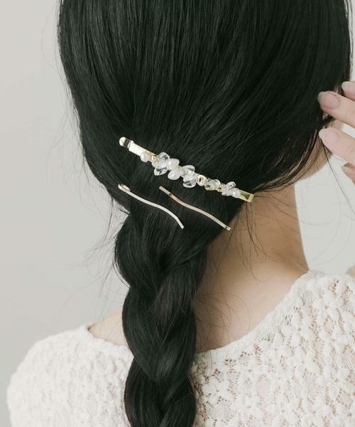 SMELLY / スメリー カチューシャ・カチューム・その他 | クリアパーツ3セットヘアピン | 詳細3