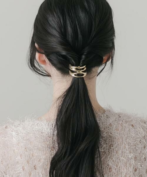 SMELLY / スメリー ヘアゴム・シュシュ | ニュアンスメタルラインヘアカフ | 詳細2