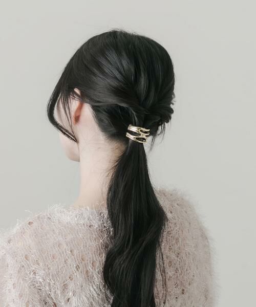 SMELLY / スメリー ヘアゴム・シュシュ | ニュアンスメタルラインヘアカフ | 詳細3