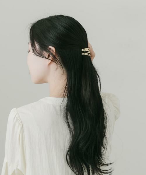 SMELLY / スメリー ヘアゴム・シュシュ | ニュアンスメタルラインヘアカフ | 詳細5