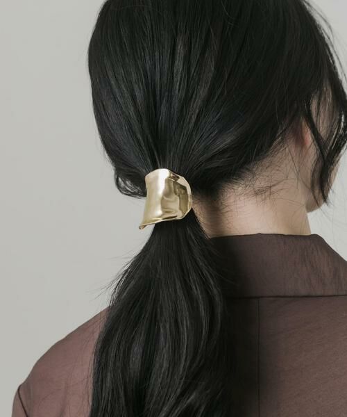 SMELLY / スメリー ヘアゴム・シュシュ | ニュアンスメタルヘアカフ | 詳細3