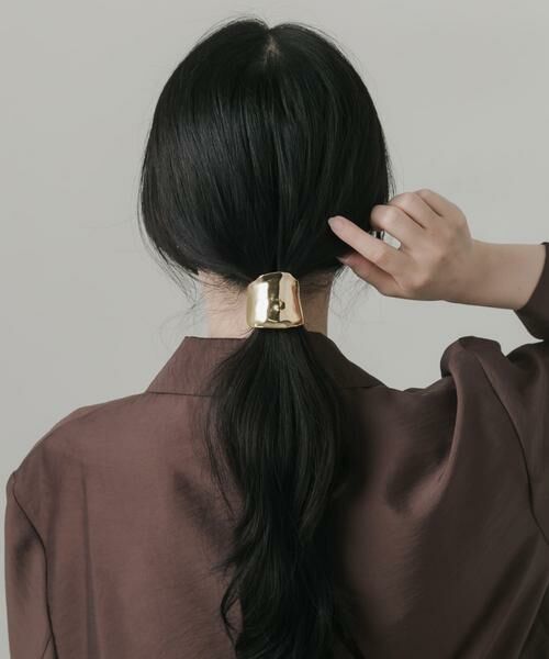 SMELLY / スメリー ヘアゴム・シュシュ | ニュアンスメタルヘアカフ | 詳細6