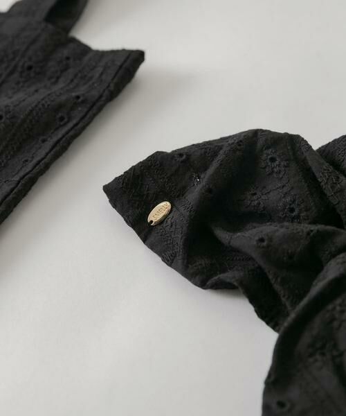 SMELLY / スメリー ヘアゴム・シュシュ | コットンレーススクエアシュシュ | 詳細2