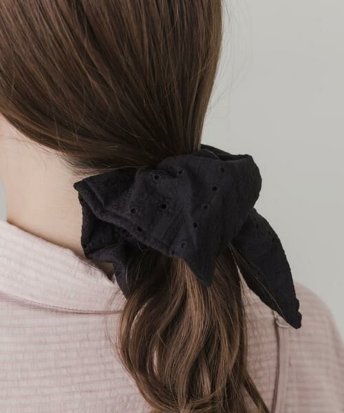 SMELLY / スメリー ヘアゴム・シュシュ | コットンレーススクエアシュシュ | 詳細6