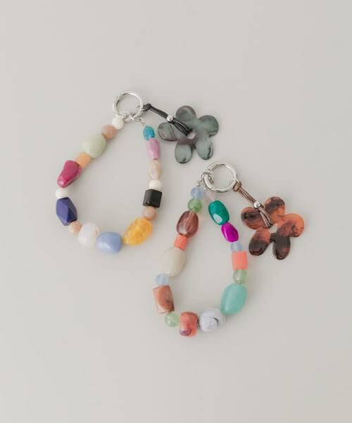 SMELLY / スメリー キーホルダー・ストラップ | フラワーモチーフカラフルキーチェーン | 詳細4