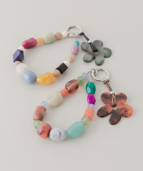 SMELLY / スメリー キーホルダー・ストラップ | フラワーモチーフカラフルキーチェーン | 詳細5