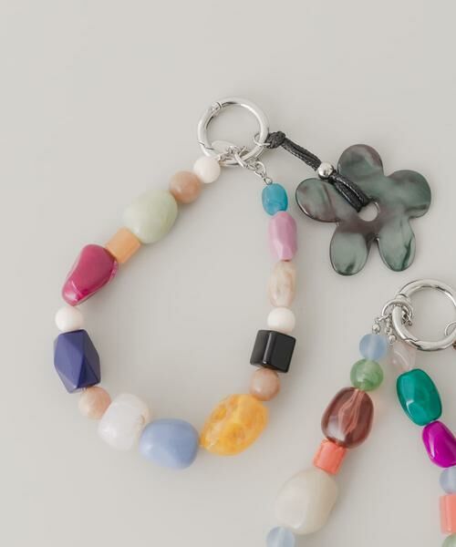 SMELLY / スメリー キーホルダー・ストラップ | フラワーモチーフカラフルキーチェーン | 詳細8