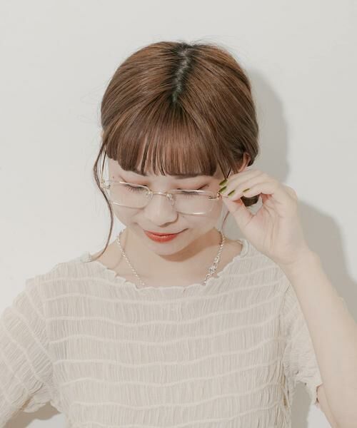 SMELLY / スメリー サングラス・メガネ | リムレススクエアダテメガネ | 詳細1