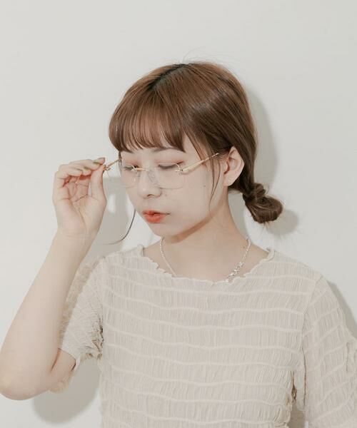 SMELLY / スメリー サングラス・メガネ | リムレススクエアダテメガネ | 詳細2