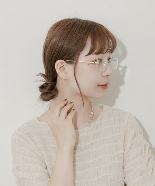 SMELLY / スメリー サングラス・メガネ | リムレススクエアダテメガネ | 詳細4