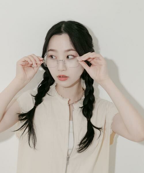 SMELLY / スメリー サングラス・メガネ | リムレススクエアダテメガネ | 詳細10