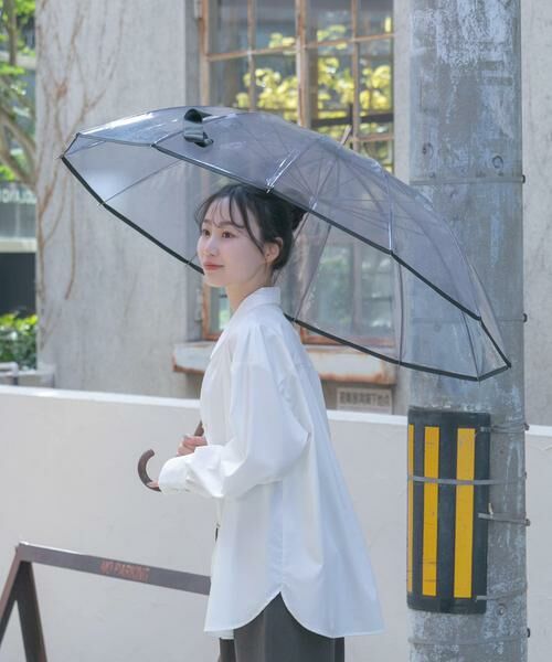 SMELLY/スメリー Wpc. ユニセックス 12Kプラスチックアンブレラ ネイビー FREE SMELLY/スメリー Wpc. ユニセックス 12Kプラスチックアンブレラ ネイビー FREE