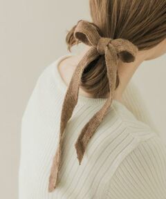 SMELLY / スメリー ヘアゴム・シュシュ | ニットリボンヘアカフセット