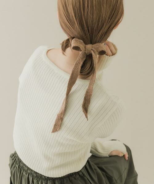 SMELLY / スメリー ヘアゴム・シュシュ | ニットリボンヘアカフセット | 詳細3