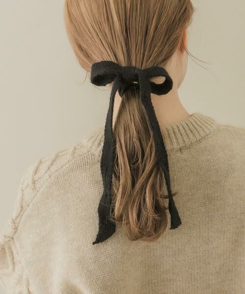 SMELLY / スメリー ヘアゴム・シュシュ | ニットリボンヘアカフセット | 詳細7