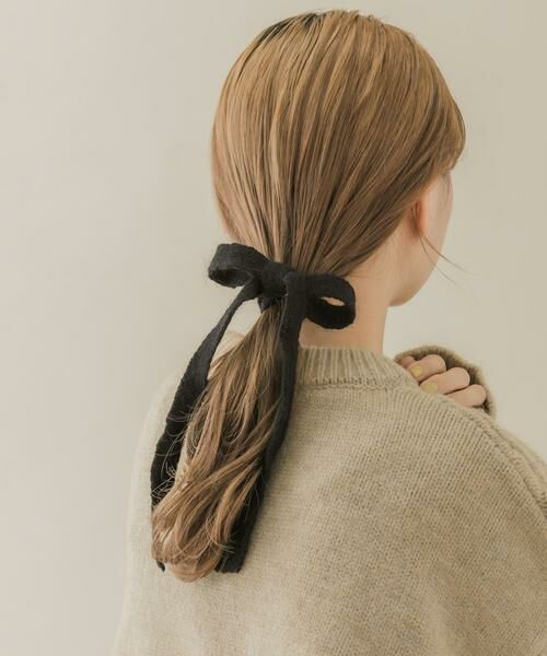 SMELLY / スメリー ヘアゴム・シュシュ | ニットリボンヘアカフセット | 詳細8