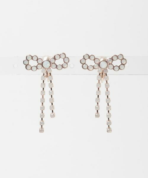 SMELLY / スメリー ピアス・イヤリング | ビジューリボンイヤリング | 詳細8