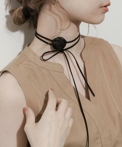 SMELLY / スメリー ネックレス・ペンダント・チョーカー | サテンローズコードチョーカー